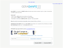 Tablet Screenshot of geradanfe.com.br